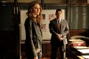 Beckett (Stana Katic) being asked to go undercover.