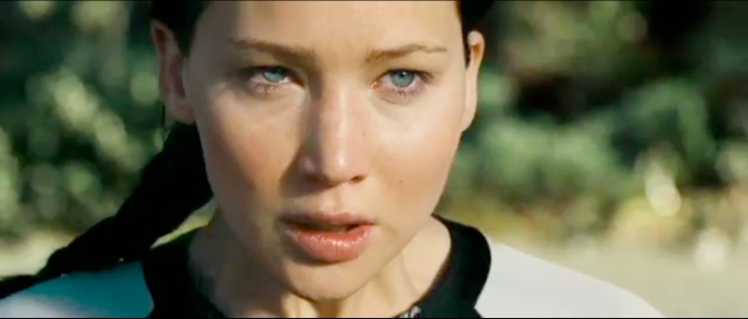 Katniss (Jennifer Lawrence) in The Hunger Games: Catching Fire