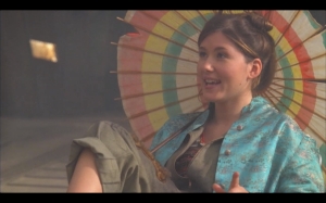 Kaylee (Jewel Staite) in the pilot episode of Firefly.
