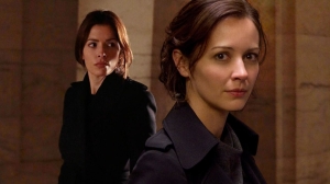 Shaw (Sarah Shahi) and Root (Amy Acker) in Person of Interest, the show you aren't watching but should be.